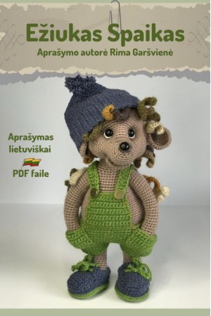 Ežiukas Spaikas. Nėrimo aprašymas PDF_LT