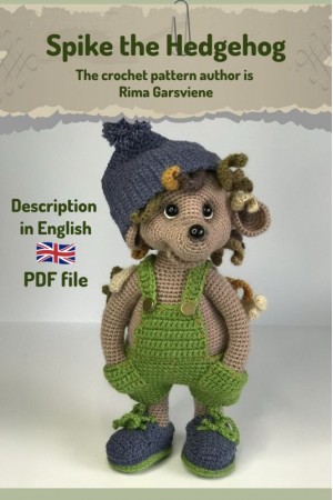 Ežiukas Spaikas. Nėrimo aprašymas PDF_Eng