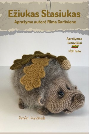 Ežiukas Stasiukas. Nėrimo aprašymas PDF_LT