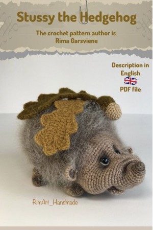 Ežiukas Stasiukas. Nėrimo aprašymas PDF_Eng
