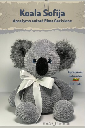 Koala Sofija. Nėrimo aprašymas PDF_LT