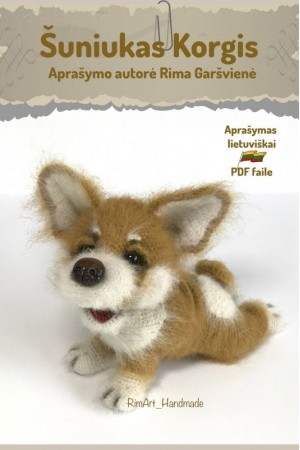 Šuniukas Korgis. Nėrimo aprašymas PDF_LT