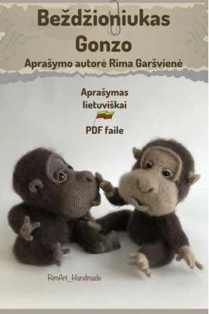 Beždžioniukas Gonzo. Nėrimo aprašymas PDF_LT