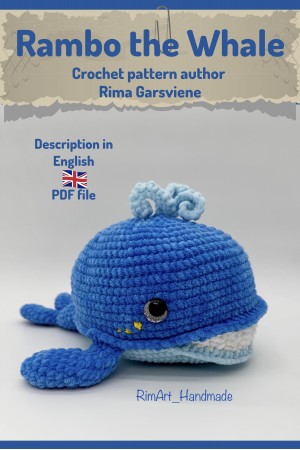 Banginiukas Rambo. Mezgimo aprašymas Eng_PDF faile