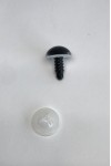 Akys mėlynos 14 mm, (2 vnt.)