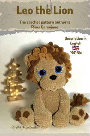 Liūtukas Leo. Nėrimo aprašymas PDF_Eng