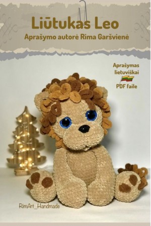Liūtukas Leo. Nėrimo aprašymas PDF_LT
